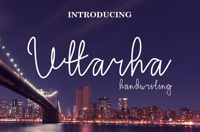Uttarha Handwritten Font