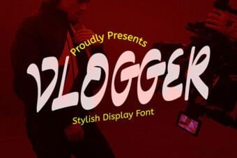 Vlogger Stylish Display Font