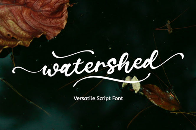 Free Watershed Script Font