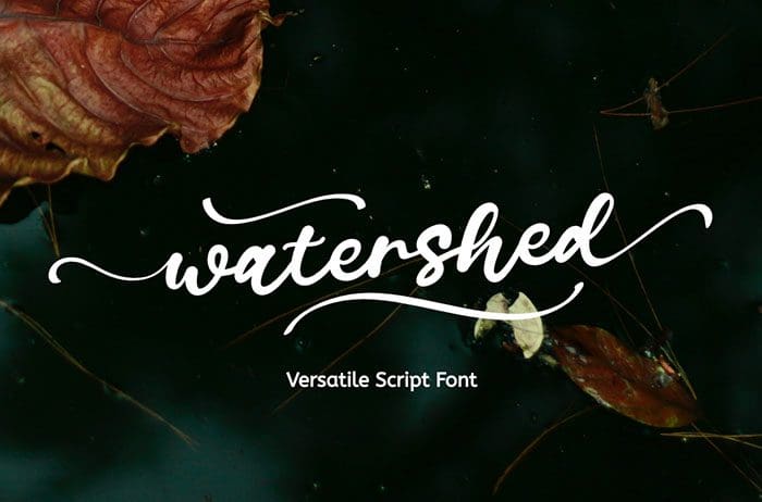 Watershed Script Font