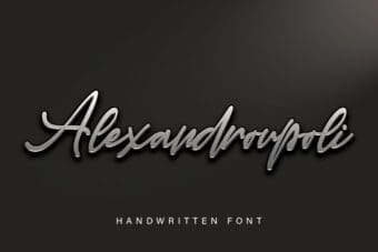 Alexandroupoli Handwritten Font