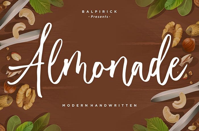 Almonande Modern Handwritten Font