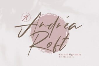 Andrea Roft Script Font