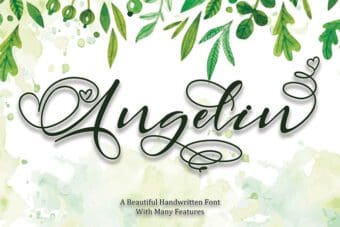 Angelin Handwritten Font