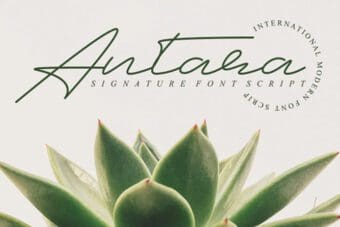 Antara Calligraphy Font