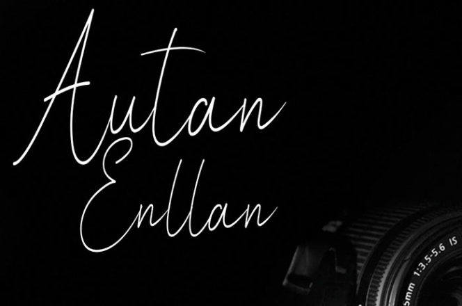 Autan Enllan Signature Font