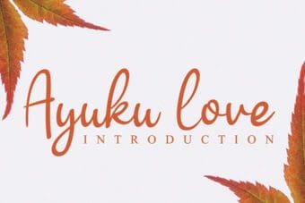 Ayuku Love Calligraphy Font