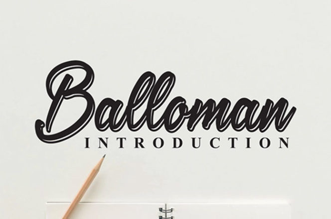 Balloman Display Font
