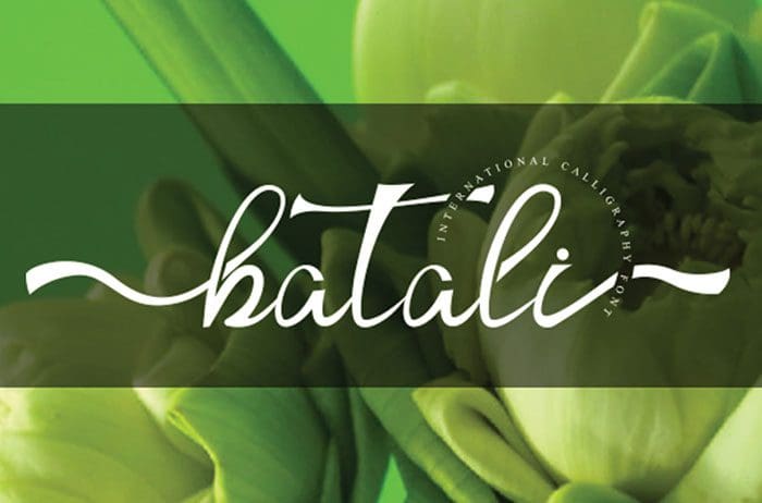 Batali Calligraphy Font