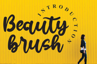 Free Beauty Brush Font