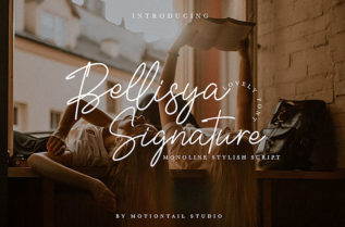 Free Bellisya Signature Font