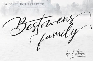 Bestowens Family Handwritten Font