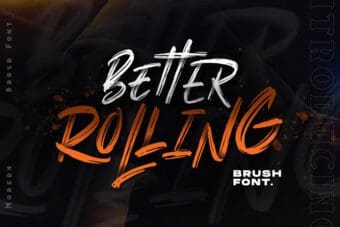 Better Rolling Display Font