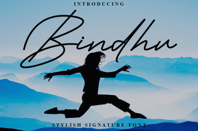 Free Bindhu Script Font