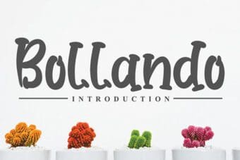 Bollando Display Font