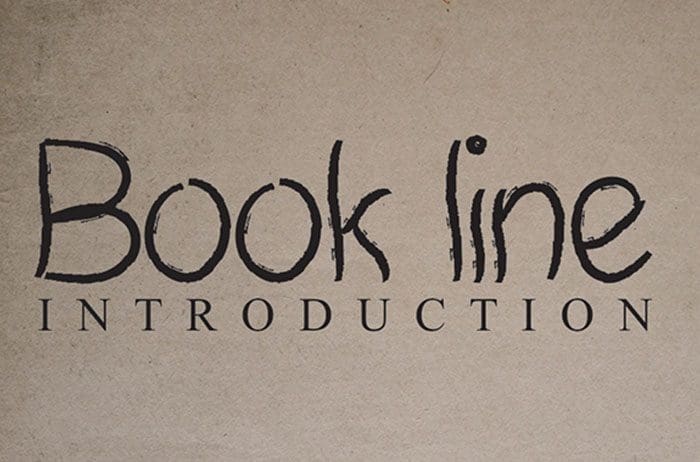 Book Line Brush Font