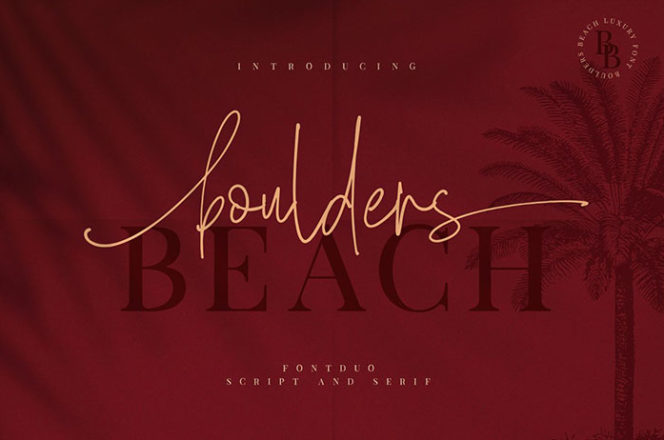 Boulders Beach Script Font
