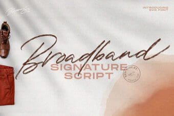 Broadband Script Font