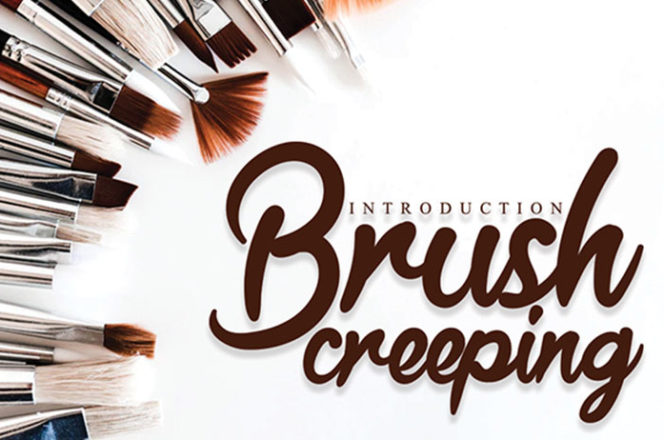Brush Creeping Brush Font