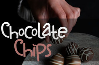 Chocolate Chips Display Font