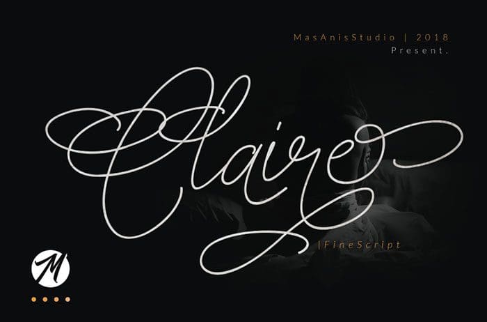 Claire Script Font
