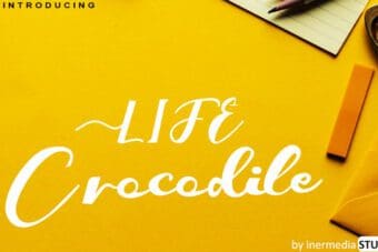 Crocodile Calligraphy Font