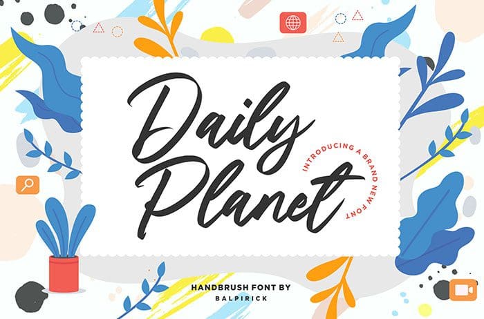 Daily Planet Handwritten Font