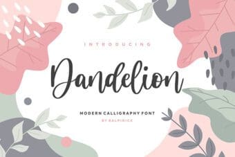 Dandelion Calligraphy Font