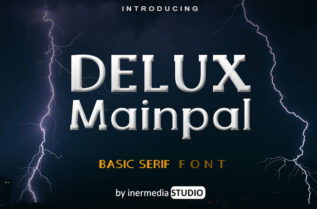 Delux Mainpal Display Font