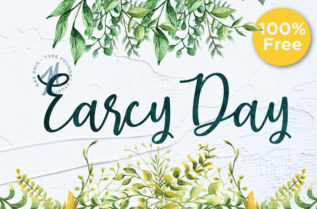 Earcy Day Script Font