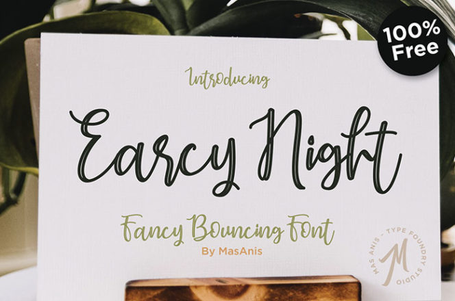 Earcy Night Handwritten Font