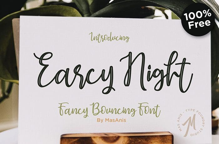Earcy Night Handwritten Font