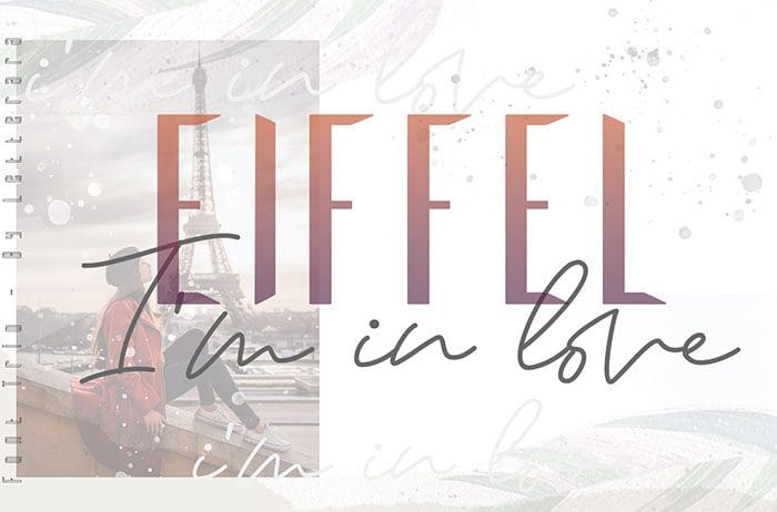 Eiffel in Love Script Font