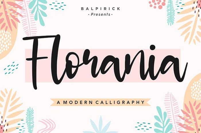 Florania Calligraphy Font