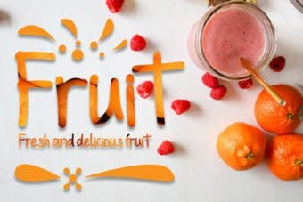 Fruit Display Font