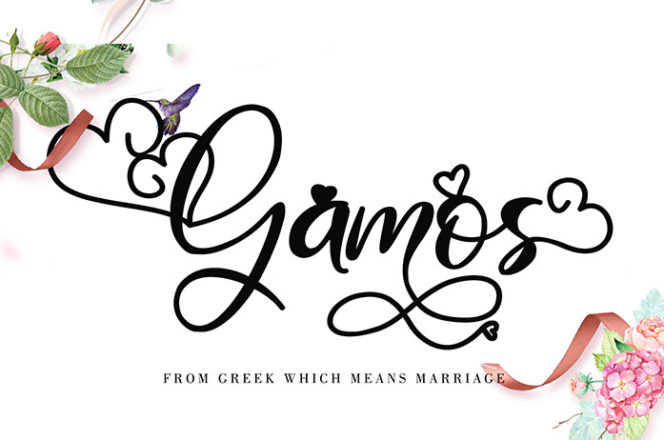 Free Gamos Script Font