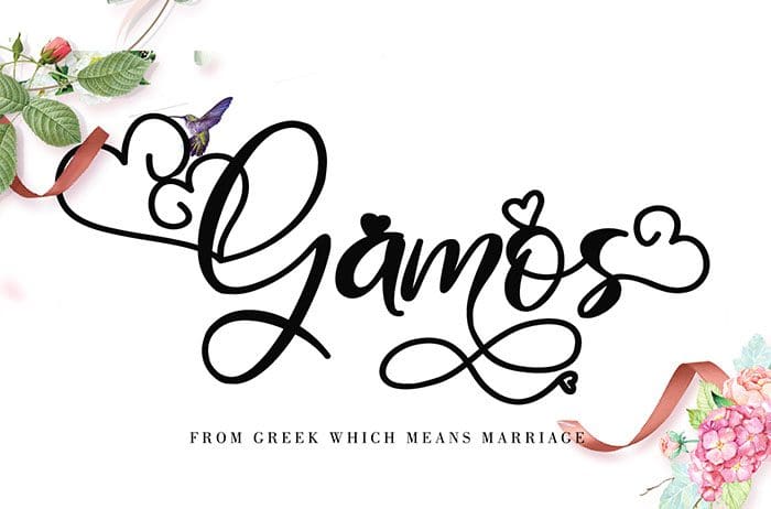 Gamos Script Font