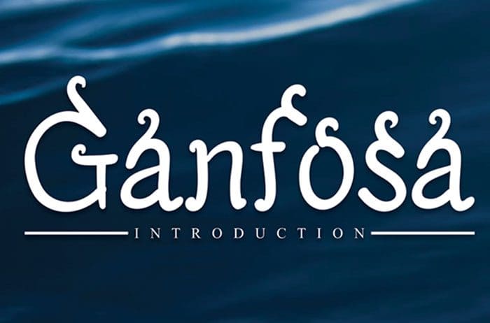 Ganfosa Display Font