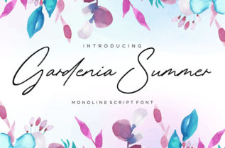 Gardenia Summer Script Font