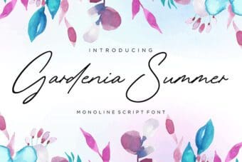 Gardenia Summer Script Font
