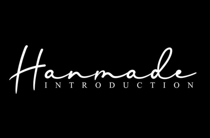 Hanmade Signature Font