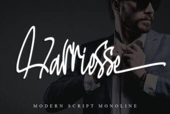 Harriesse Script Font