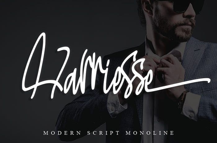 Harriesse Script Font