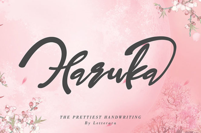 Free Haruka Handwritten Font
