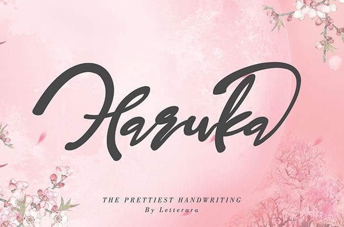 Haruka Handwritten Font