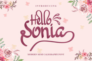 Hello Sonia Script Font