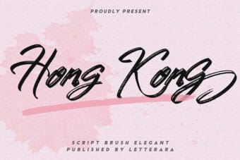 Hong Kong Brush Font