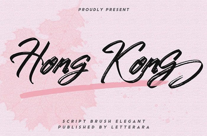 Hong Kong Brush Font