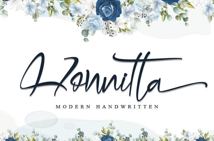 Honnitta Script Font