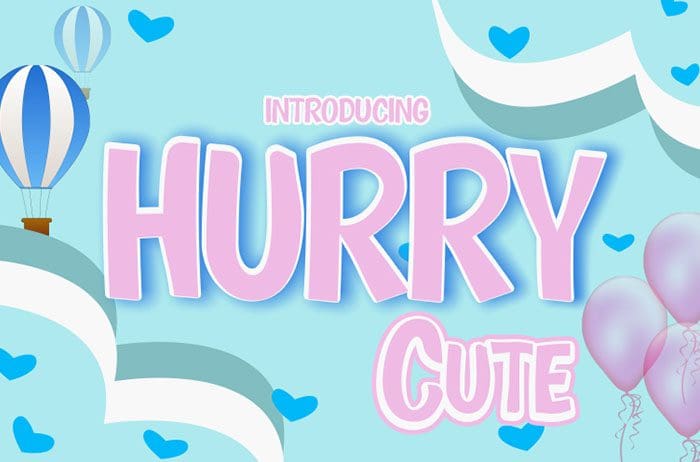 Hurry Cute Handwritten Font